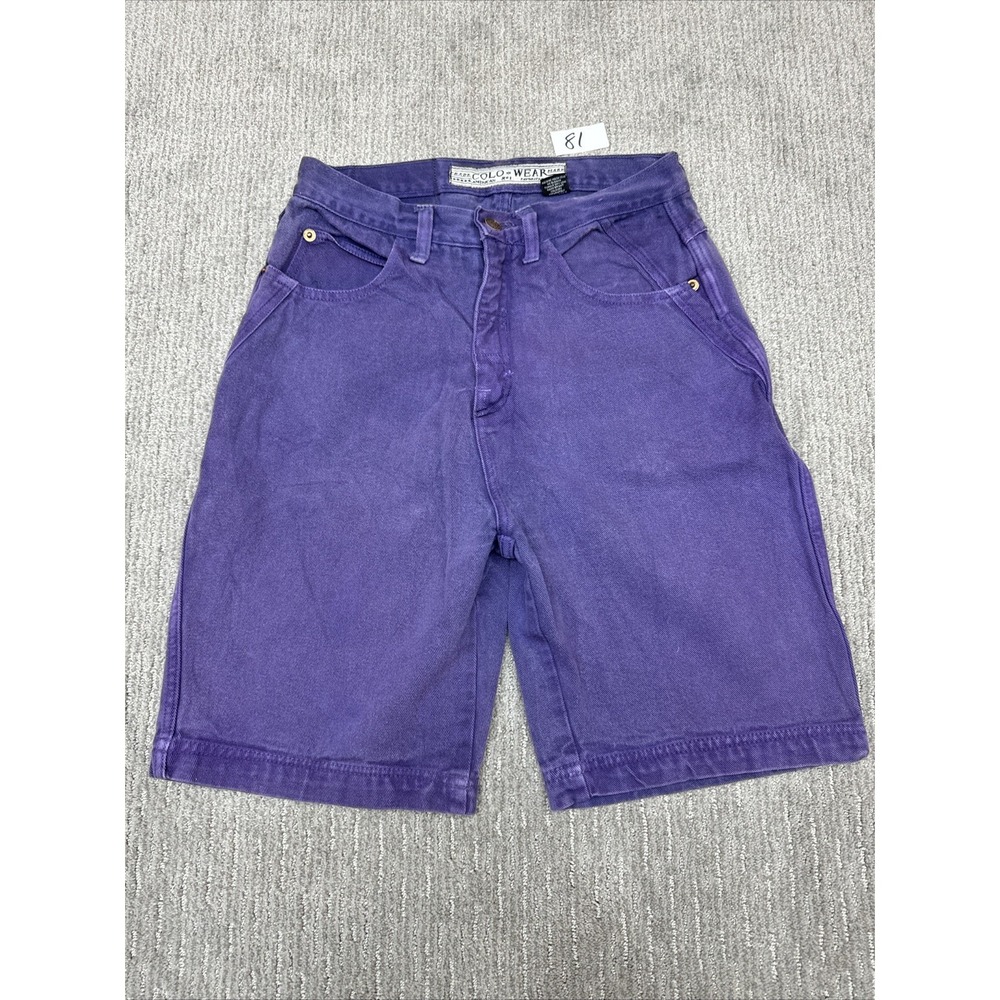 Colo Wear Purple Jeans Short Size 30 #81